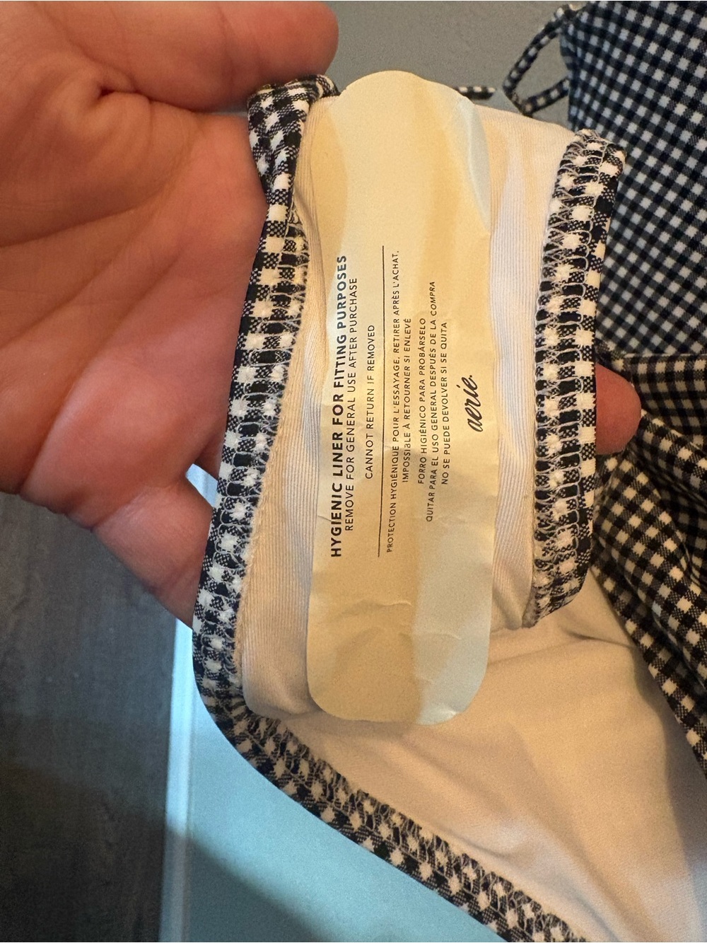 Aerie plunge gingham one piece - Picture 8 of 12